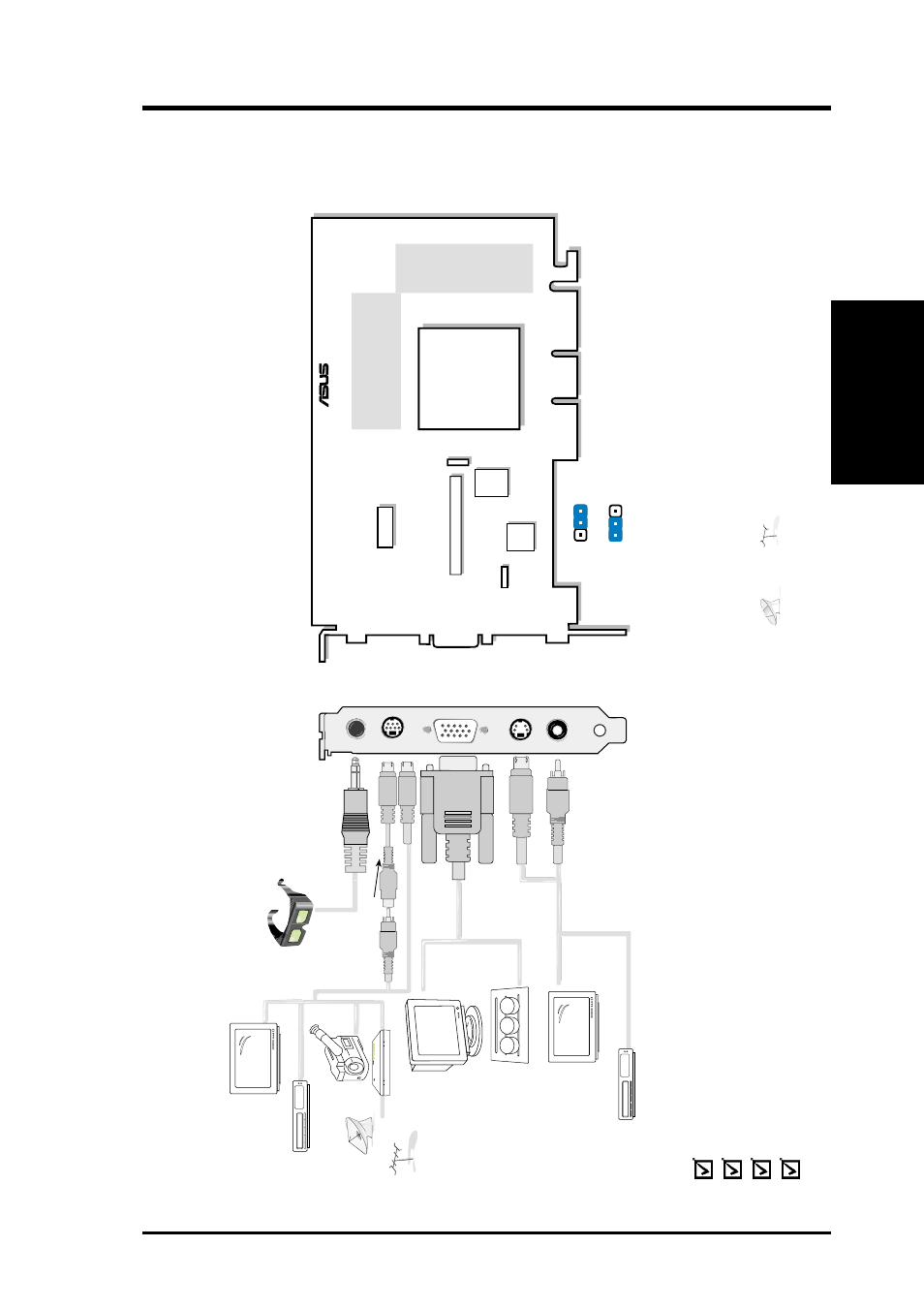 Hardware setup, Asus v8200 deluxe, Item checklist | Ddr frame buf fer | Asus V8200 T2/T5 User Manual | Page 9 / 106