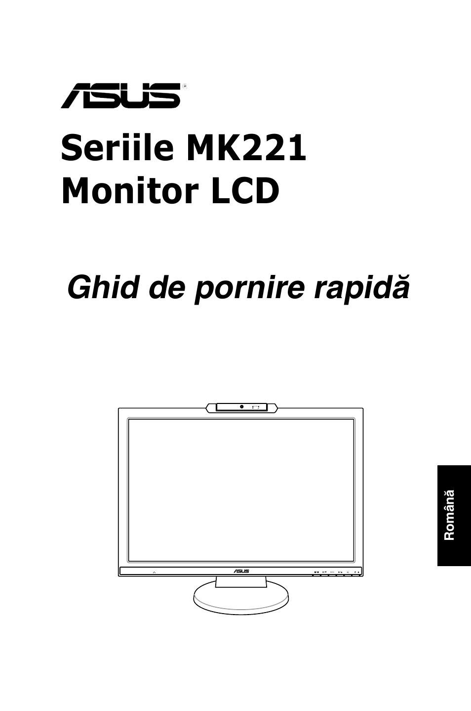 Seriile mk221 monitor lcd, Ghid de pornire rapidă | Asus MK221H User Manual | Page 133 / 168