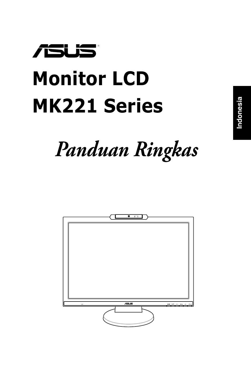 Panduan ringkas, Monitor lcd mk221 series | Asus MK221H User Manual | Page 151 / 168