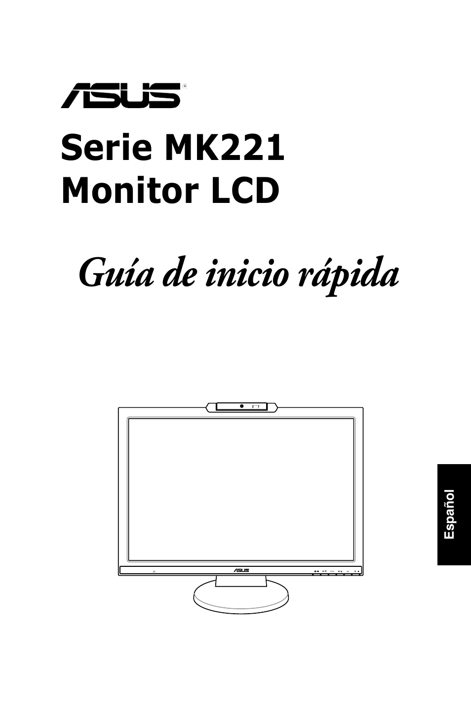 Guía de inicio rápida, Serie mk221 monitor lcd | Asus MK221H User Manual | Page 25 / 168