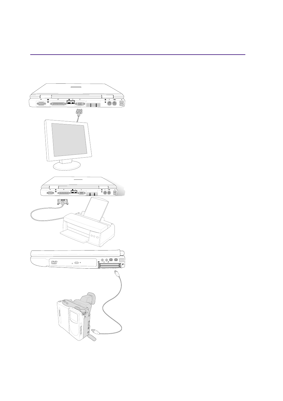 Optional external connections | Asus L3Tp User Manual | Page 42 / 70