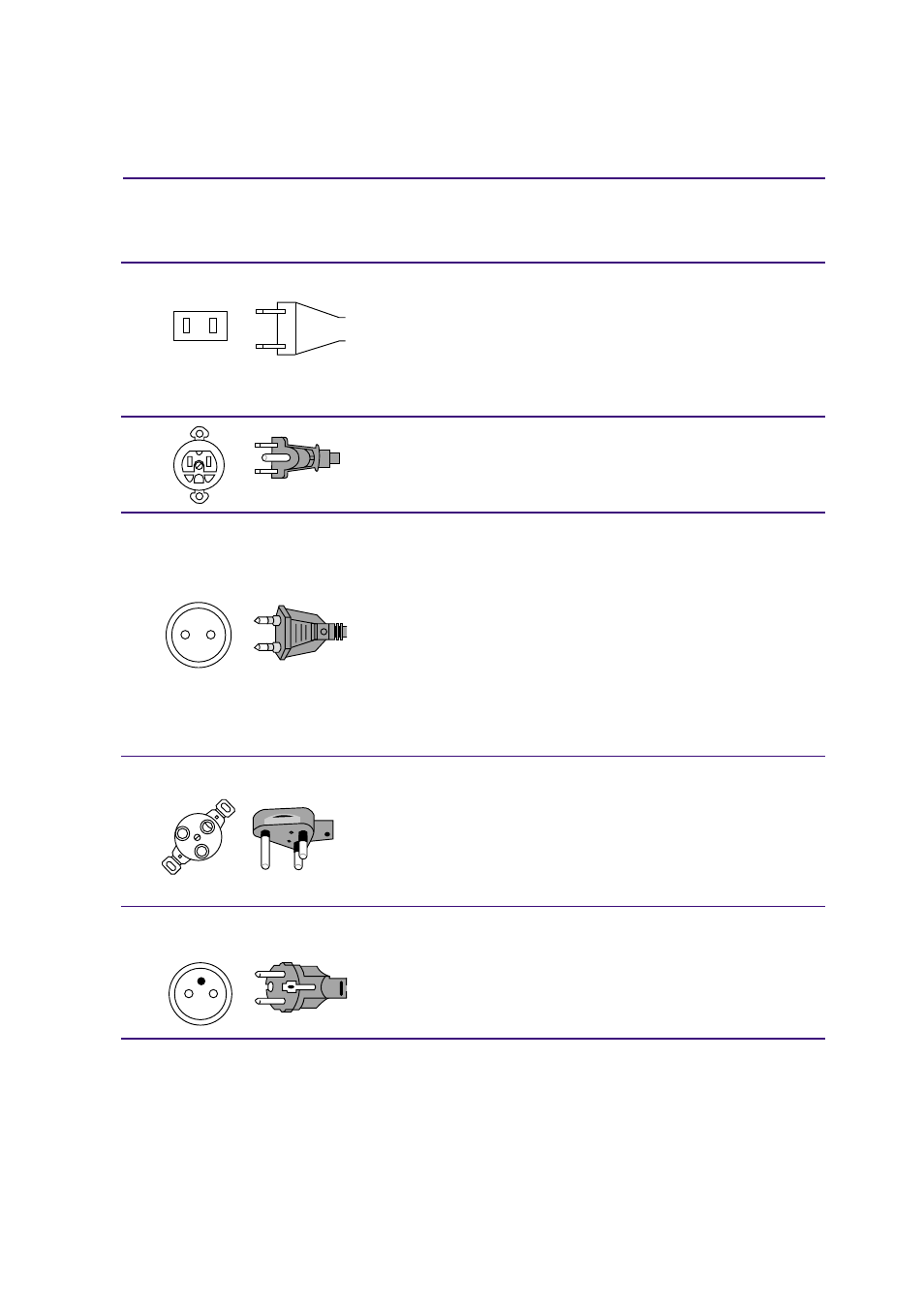 World power plug standards | Asus L3Tp User Manual | Page 65 / 70