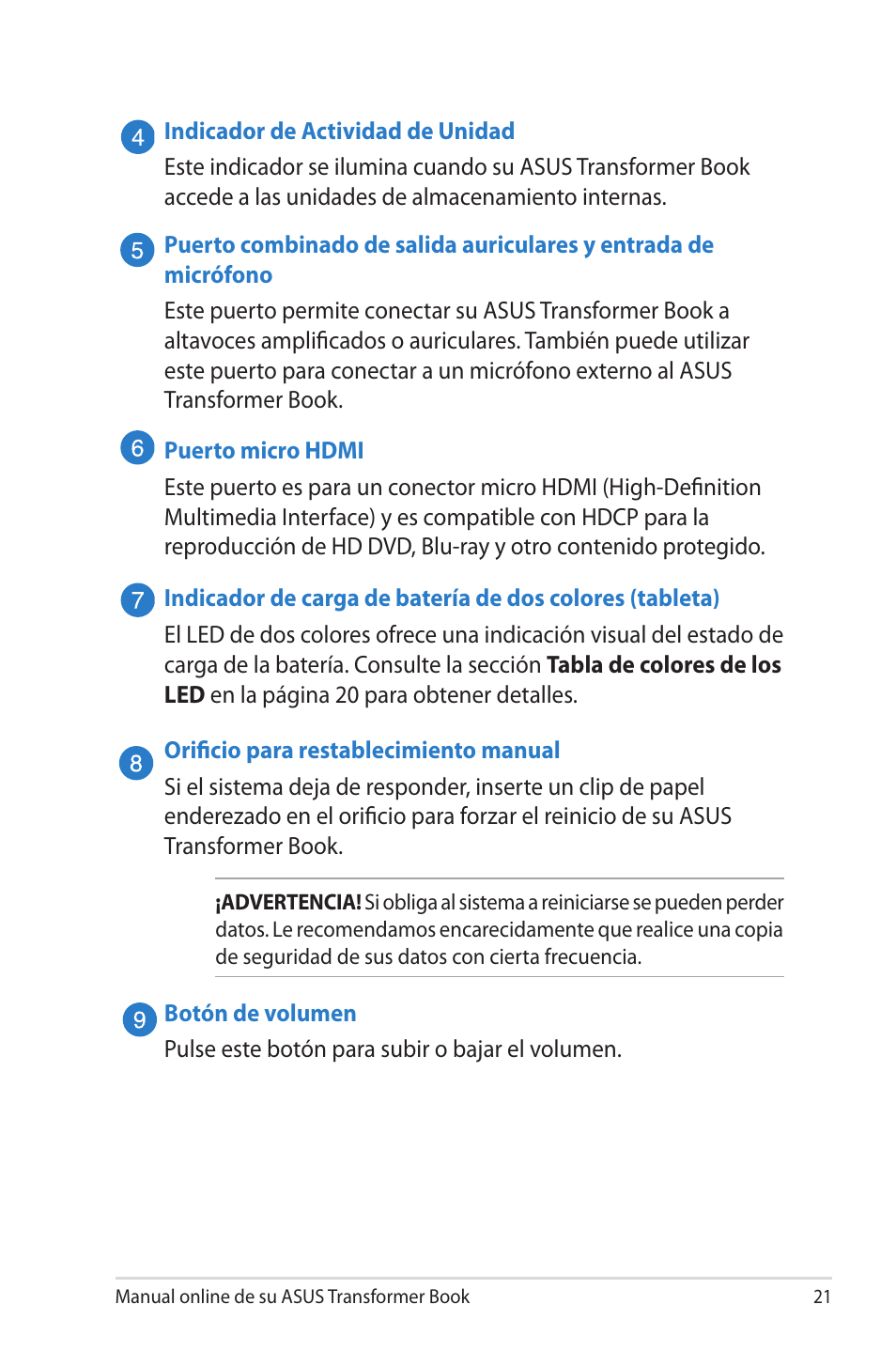 Asus TX300CA User Manual | Page 21 / 118