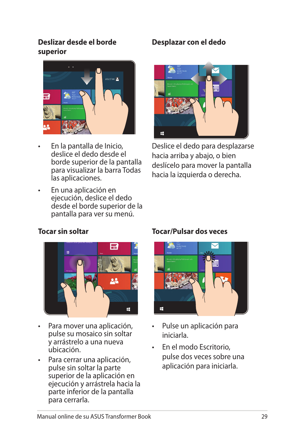Asus TX300CA User Manual | Page 29 / 118