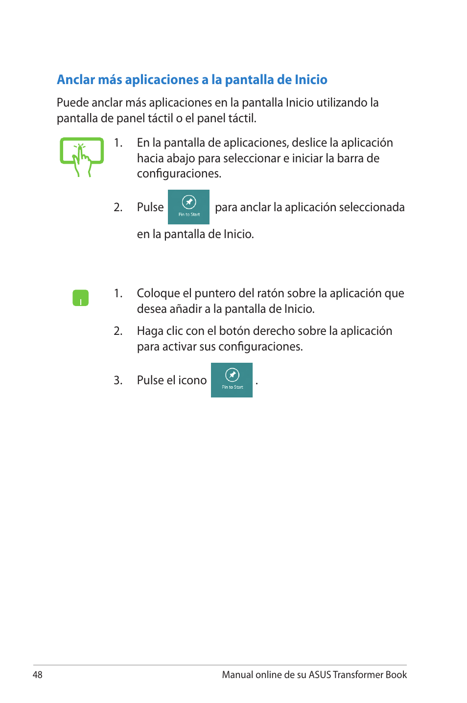 Asus TX300CA User Manual | Page 48 / 118