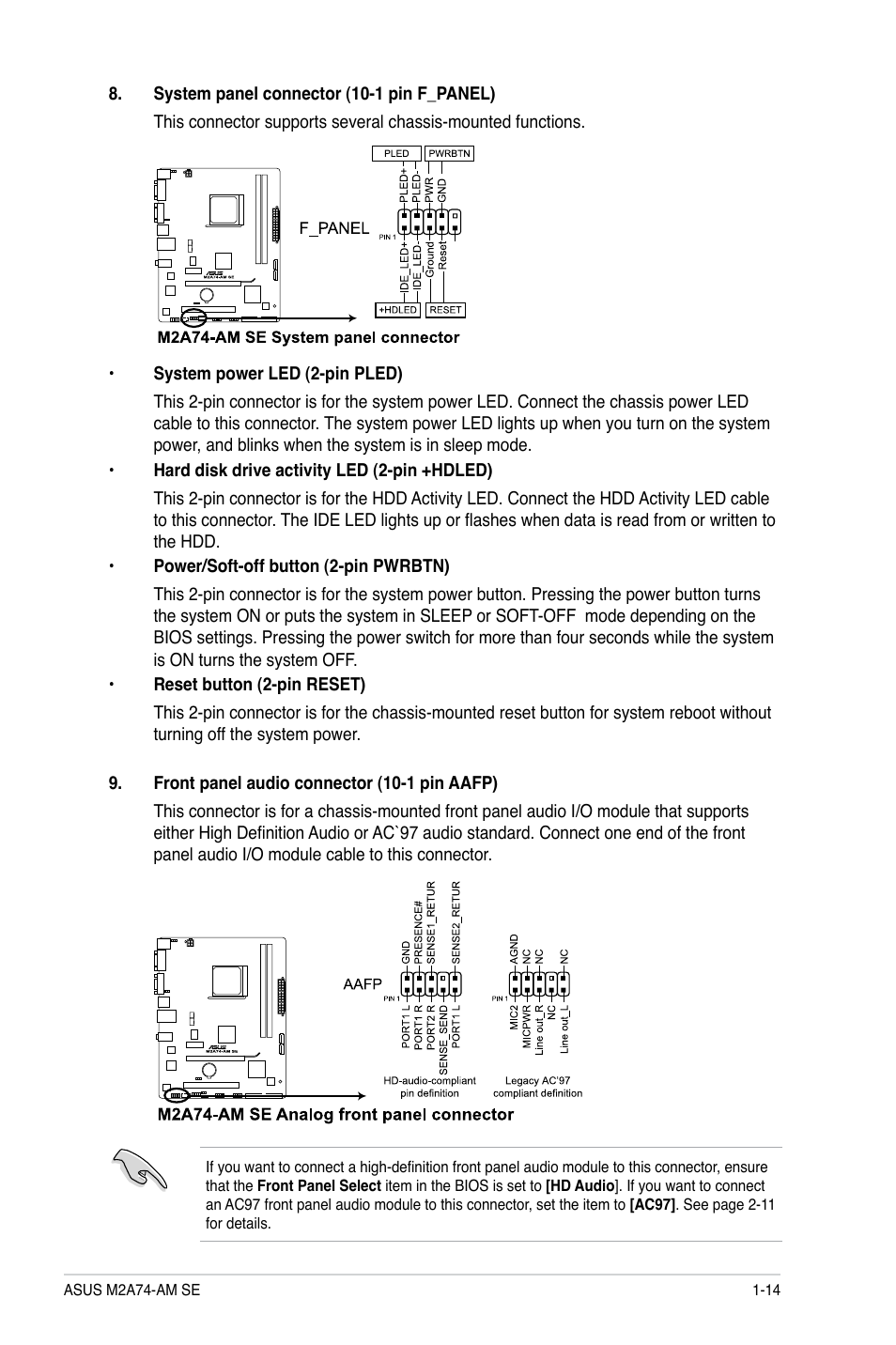 Asus M2A74-AM SE User Manual | Page 23 / 40