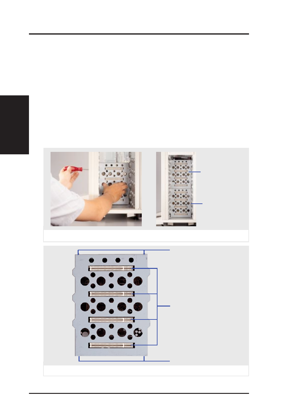 Ii. system components, Scsi backplane, Scsi board placement | Asus AP6000 User Manual | Page 22 / 32