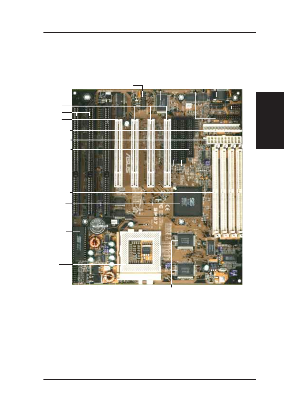 Ii. features, The asus sp97 motherboard, Ii. fea tures (asus sp97) | Asus SP97 User Manual | Page 11 / 96