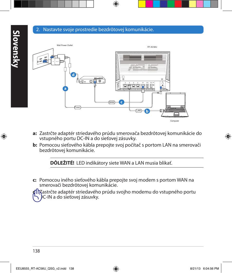 Slo vensk y | Asus RT-AC56U User Manual | Page 138 / 234