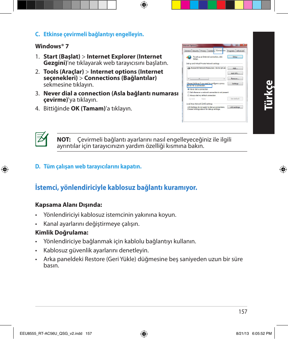 Tür kç e | Asus RT-AC56U User Manual | Page 157 / 234