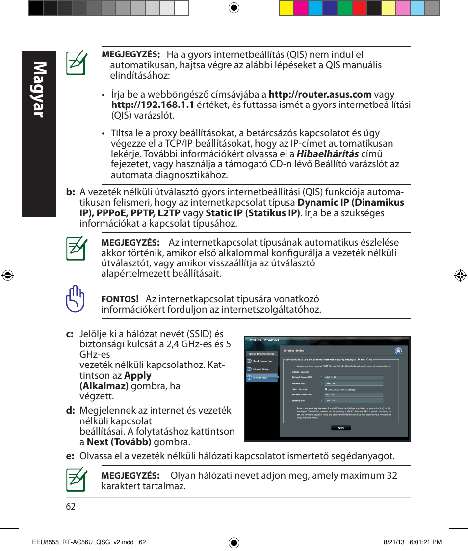 Magy ar | Asus RT-AC56U User Manual | Page 62 / 234