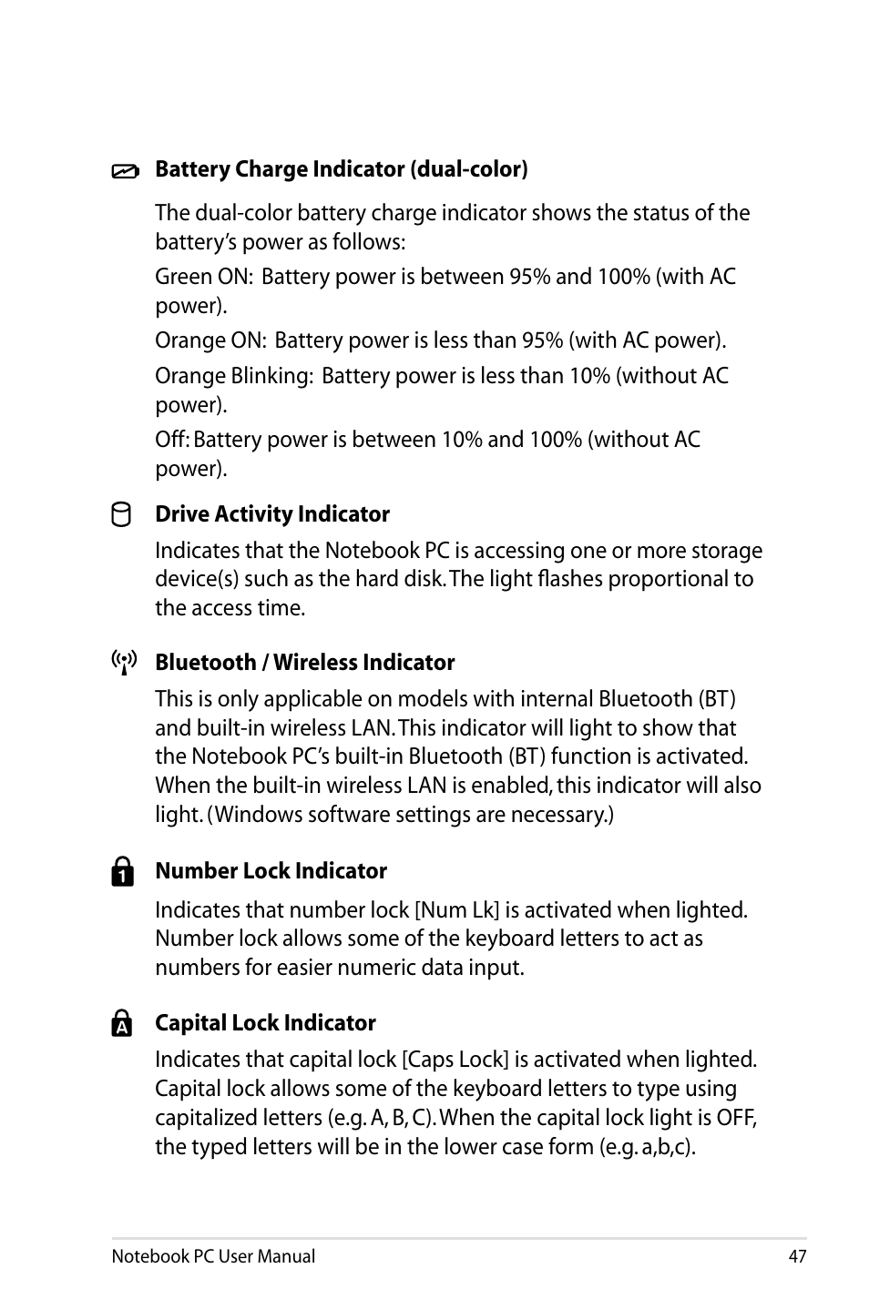 Asus B23E User Manual | Page 47 / 114