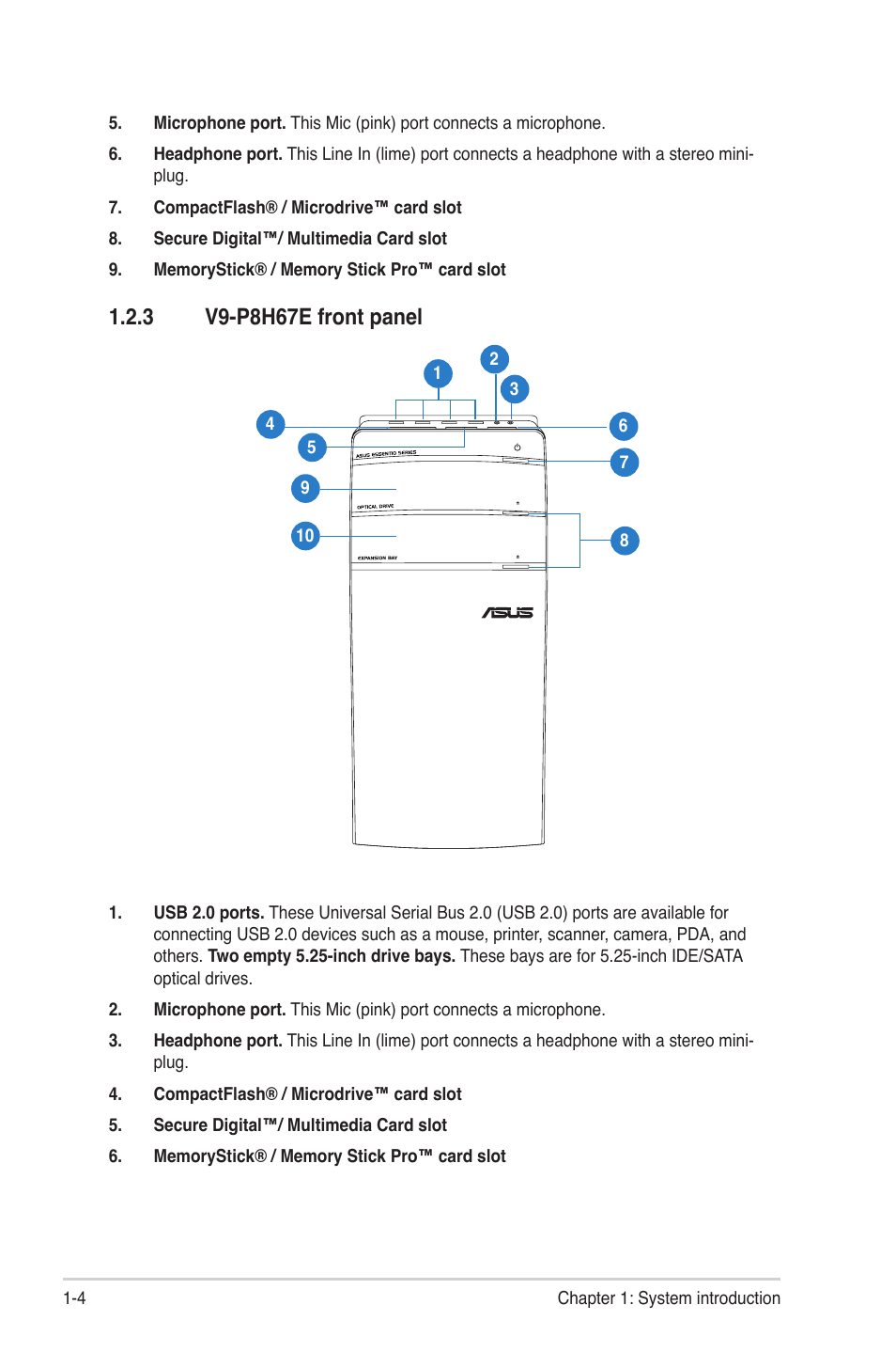 Asus V9-P8H67E User Manual | Page 13 / 78