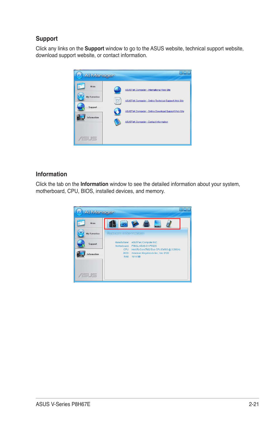 Asus V9-P8H67E User Manual | Page 42 / 78