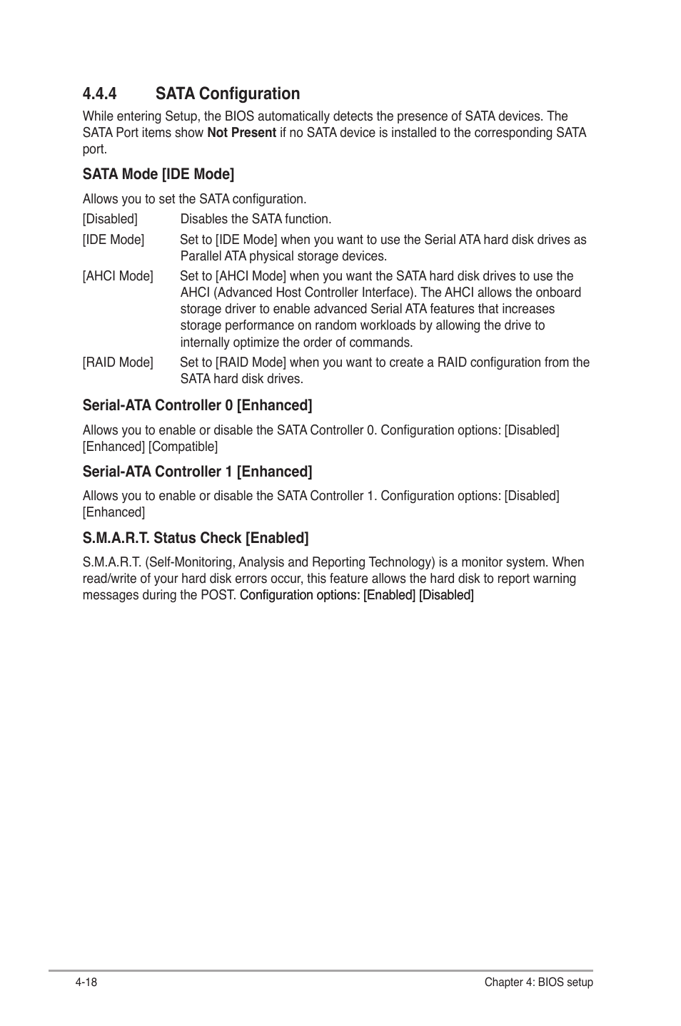 4 sata configuration | Asus V9-P8H67E User Manual | Page 71 / 78