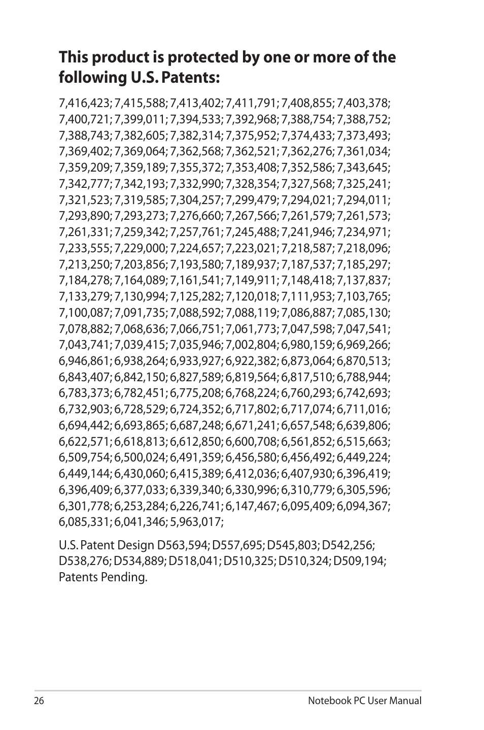 Asus U81A User Manual | Page 26 / 28