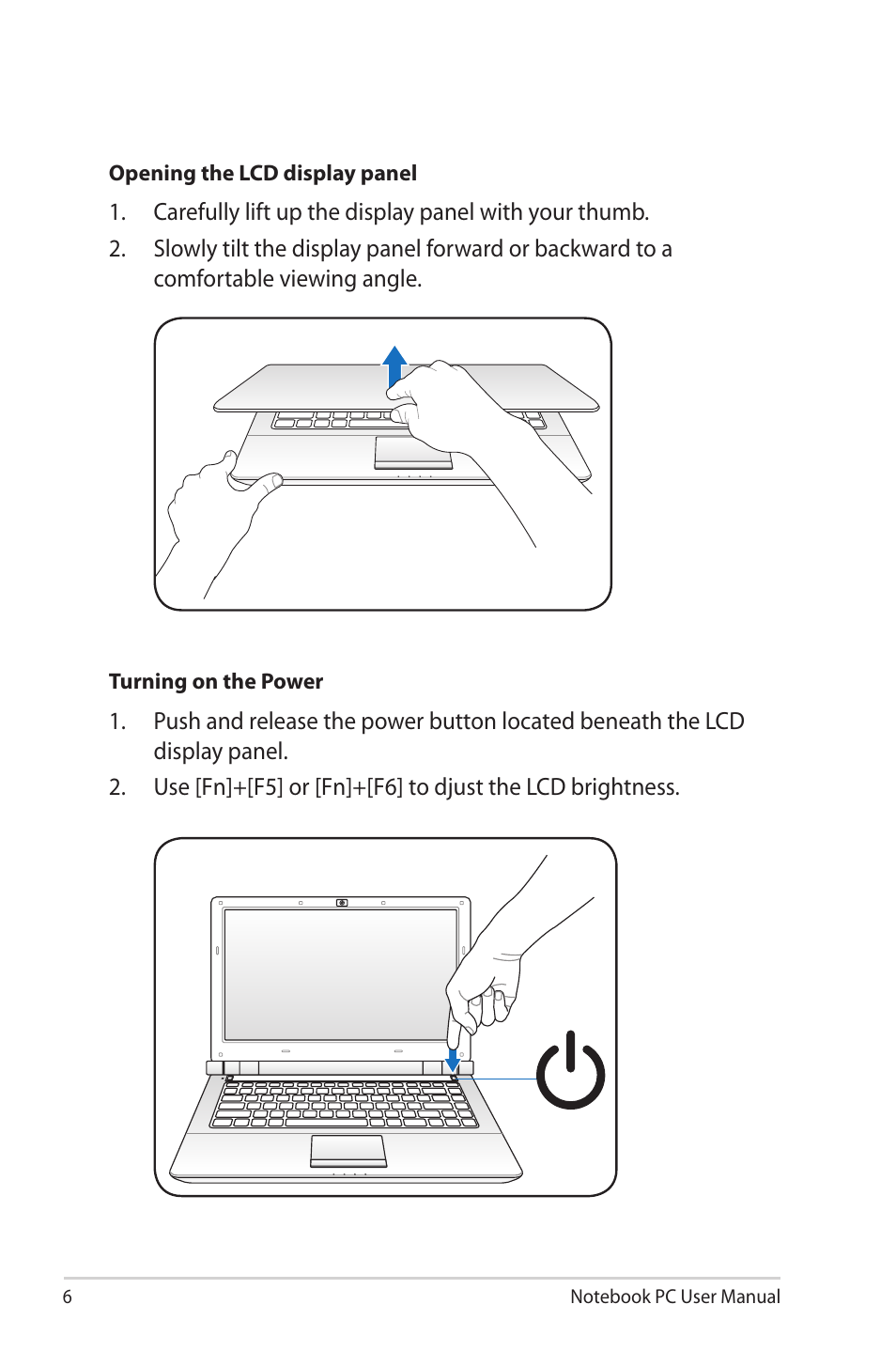 Asus U81A User Manual | Page 6 / 28