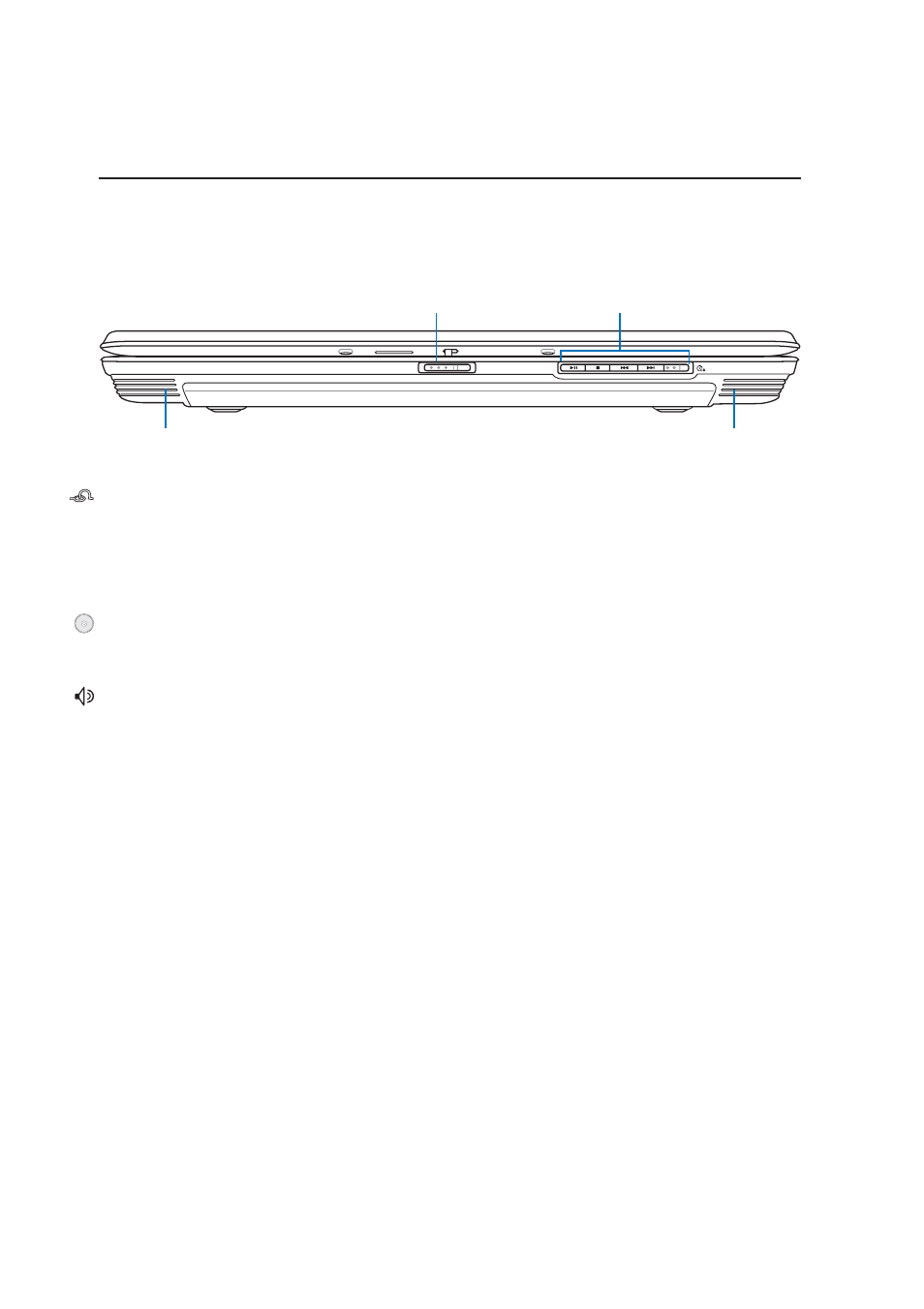Front side | Asus Z71V User Manual | Page 24 / 74