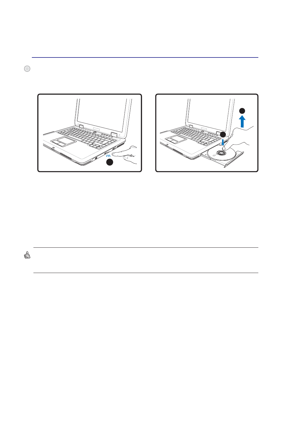 Optical drive (cont’) | Asus Z71V User Manual | Page 46 / 74