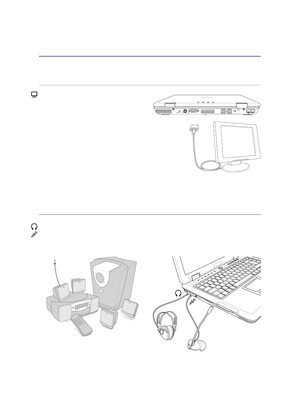 Optional connections | Asus Z71V User Manual | Page 63 / 74