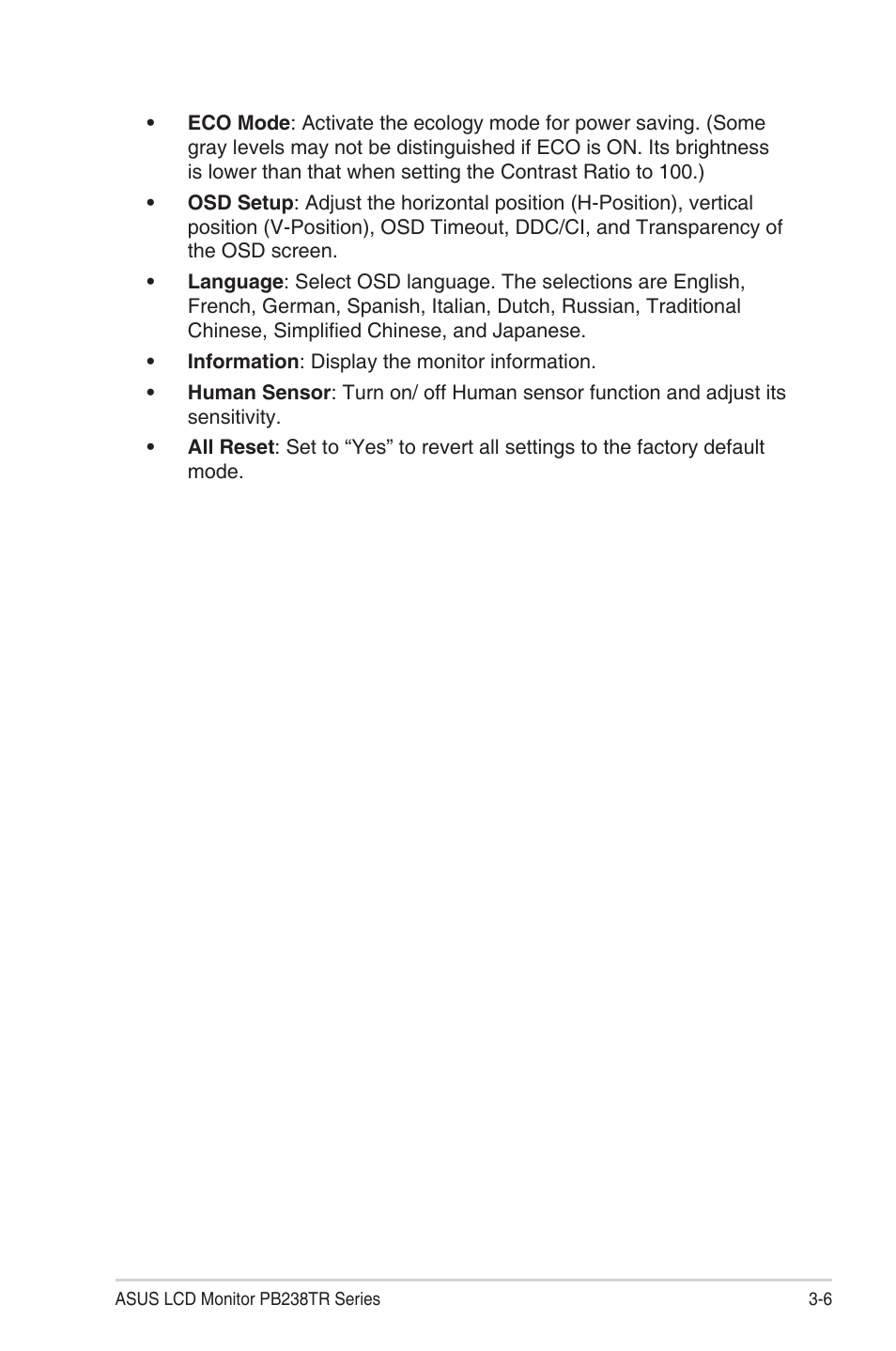Asus PB238TR User Manual | Page 19 / 22
