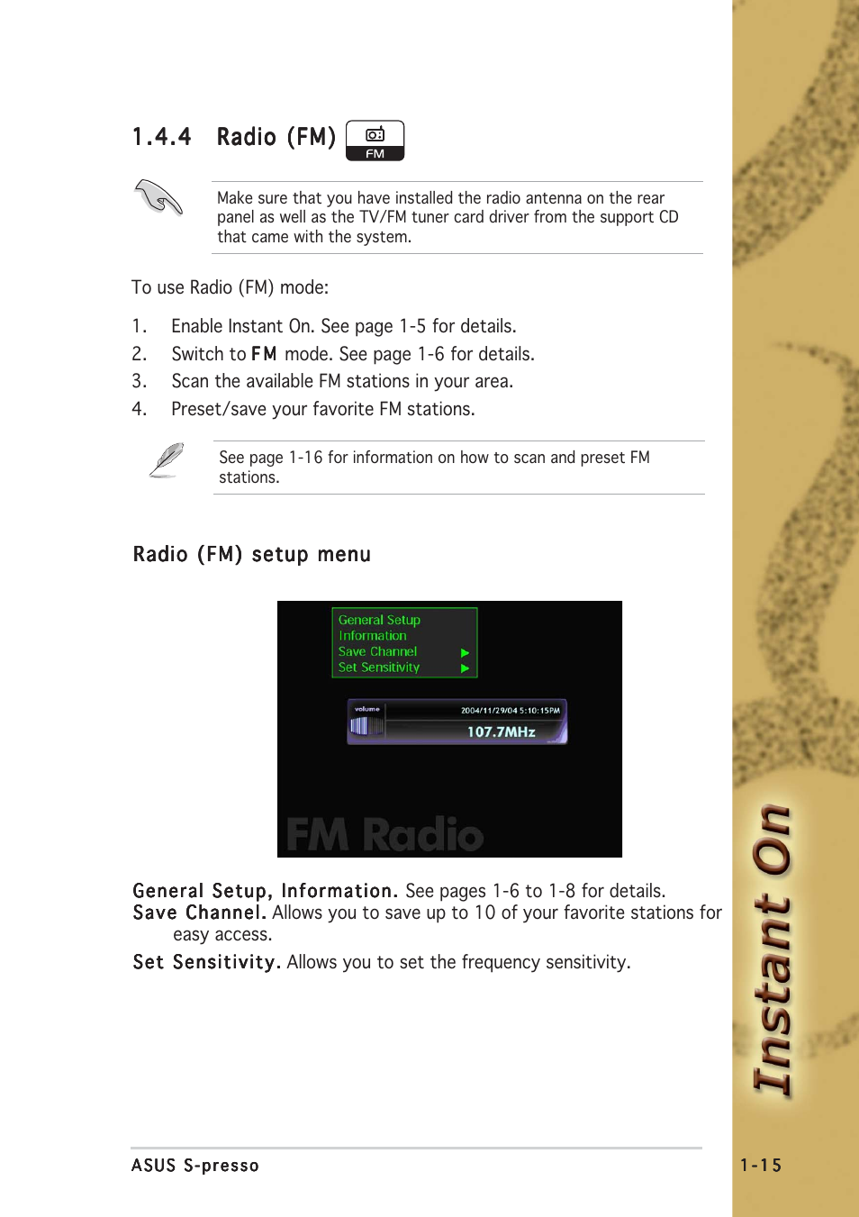 Asus S-presso User Manual | Page 23 / 64