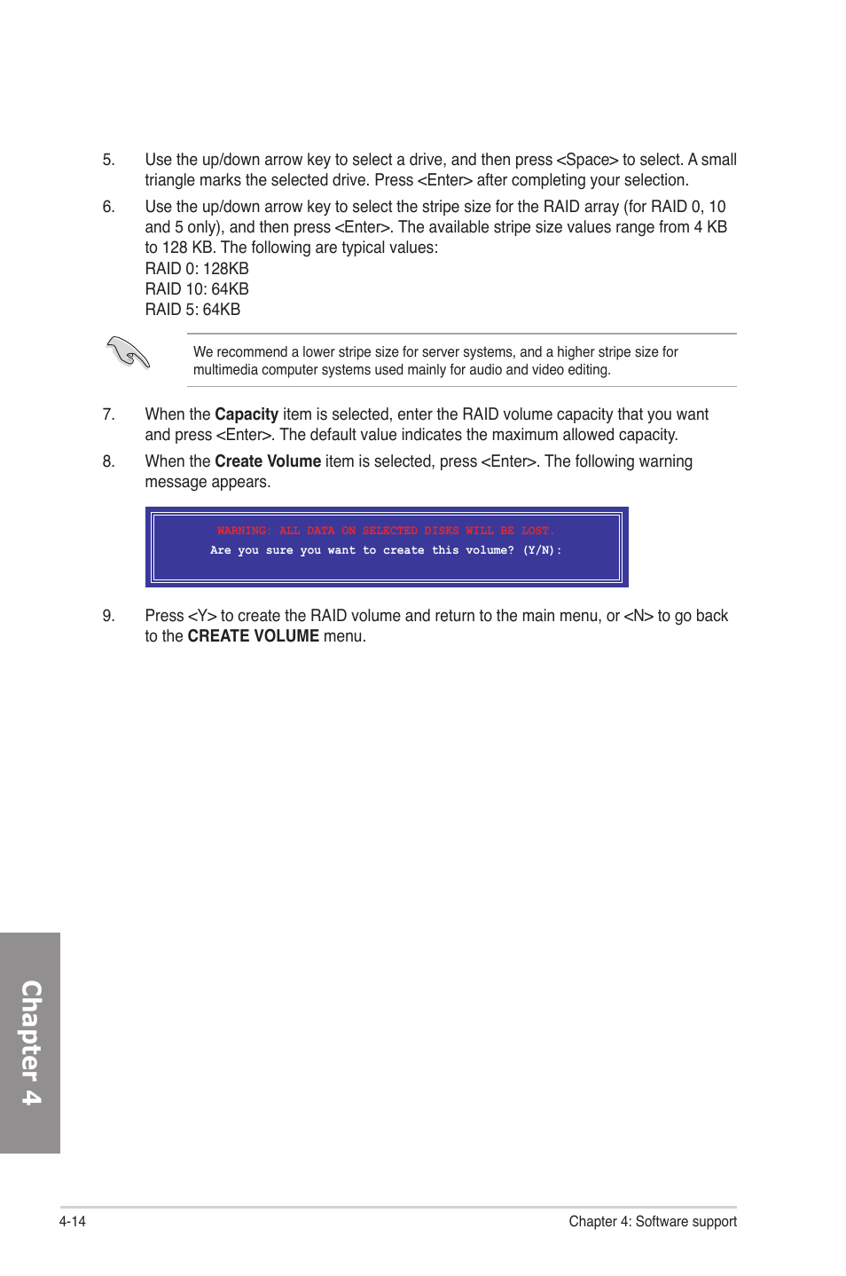 Chapter 4 | Asus P7P55D-E Deluxe User Manual | Page 118 / 132