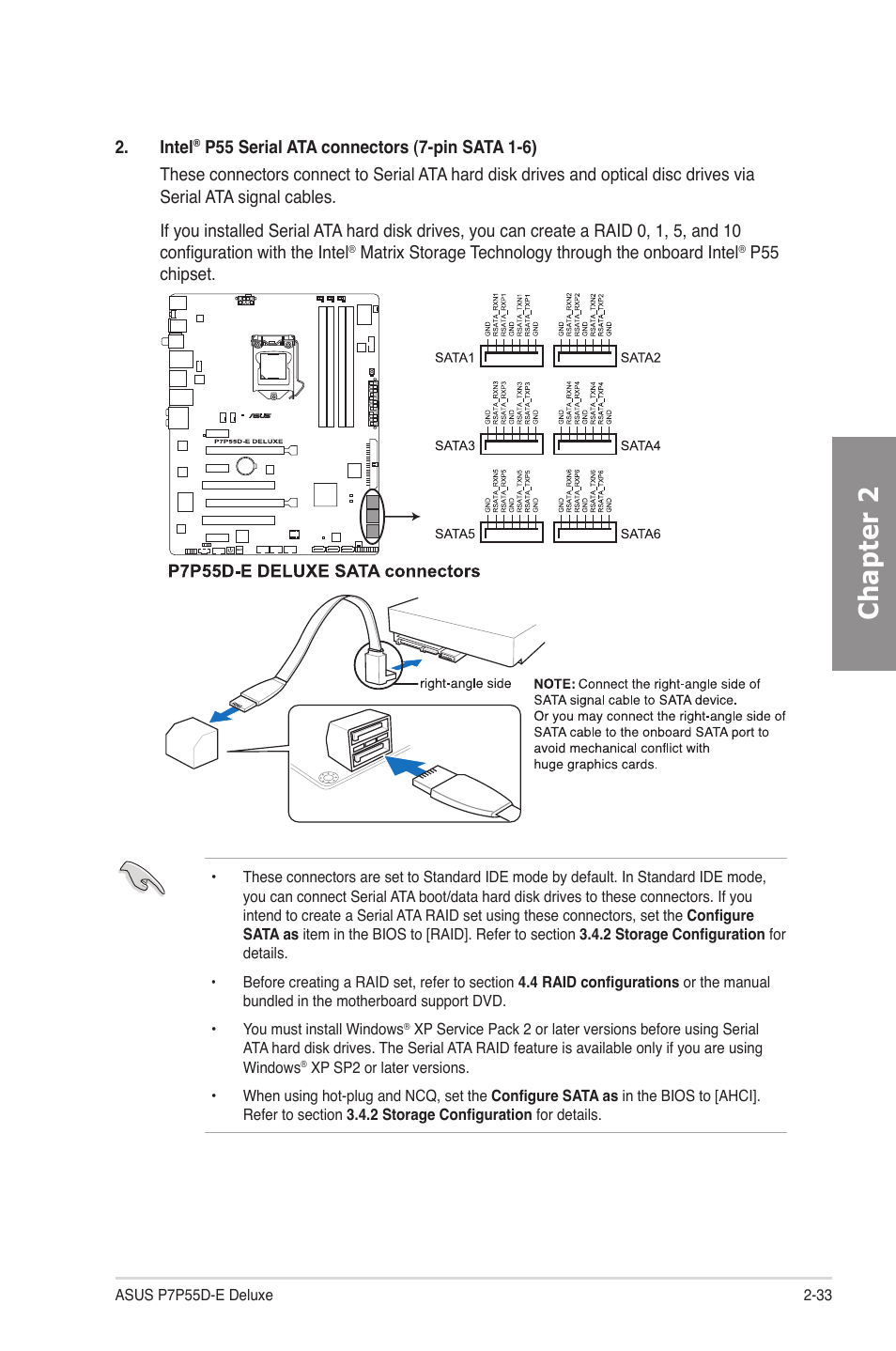 Chapter 2 | Asus P7P55D-E Deluxe User Manual | Page 53 / 132