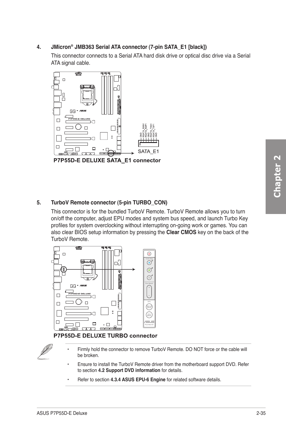 Chapter 2 | Asus P7P55D-E Deluxe User Manual | Page 55 / 132