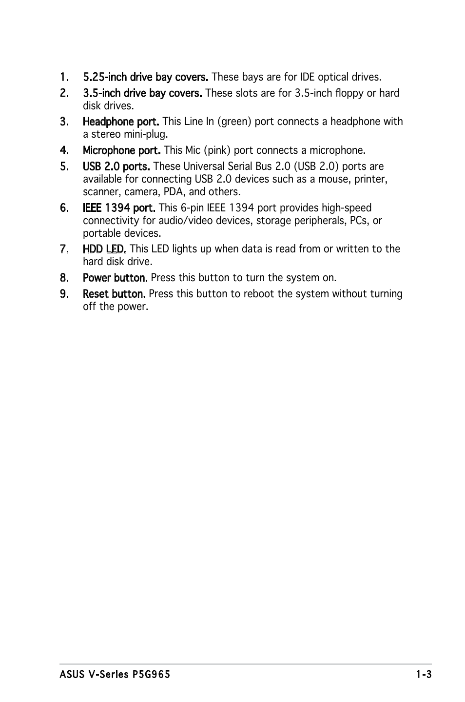 Asus V3-P5G965 User Manual | Page 13 / 100