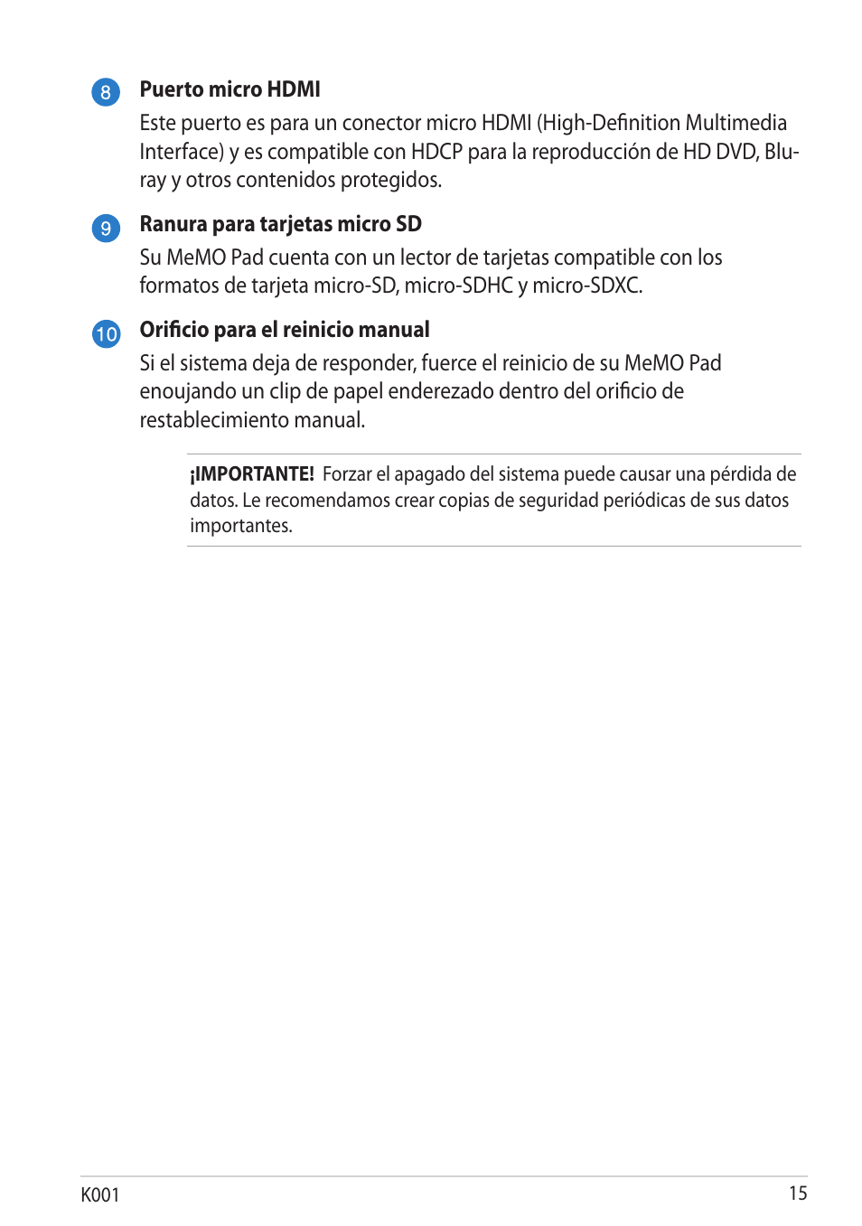 Asus MeMO Pad Smart 10 User Manual | Page 15 / 90