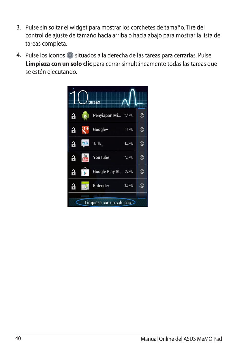 Asus MeMO Pad Smart 10 User Manual | Page 40 / 90