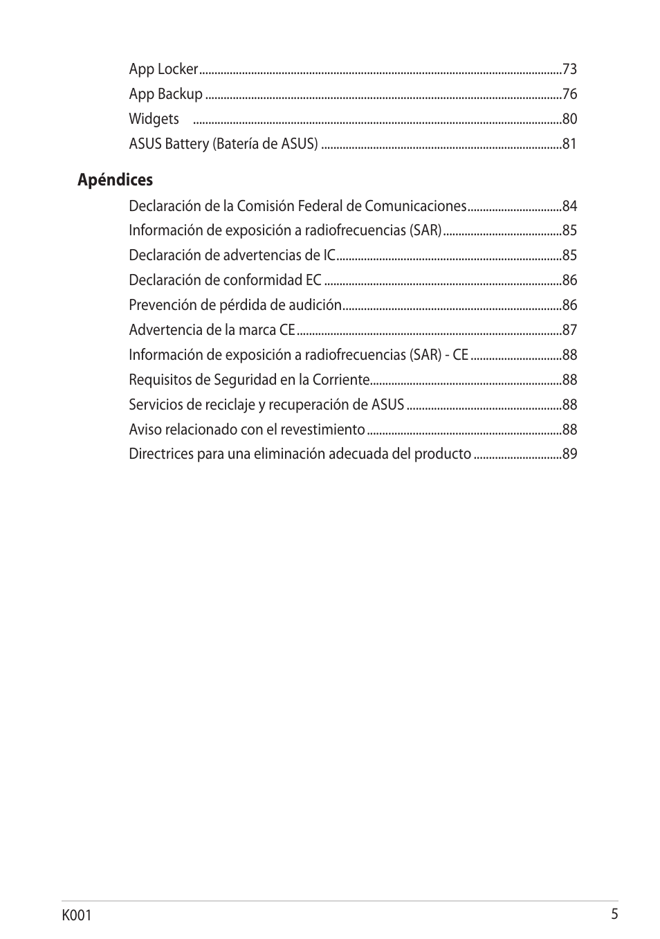 Asus MeMO Pad Smart 10 User Manual | Page 5 / 90