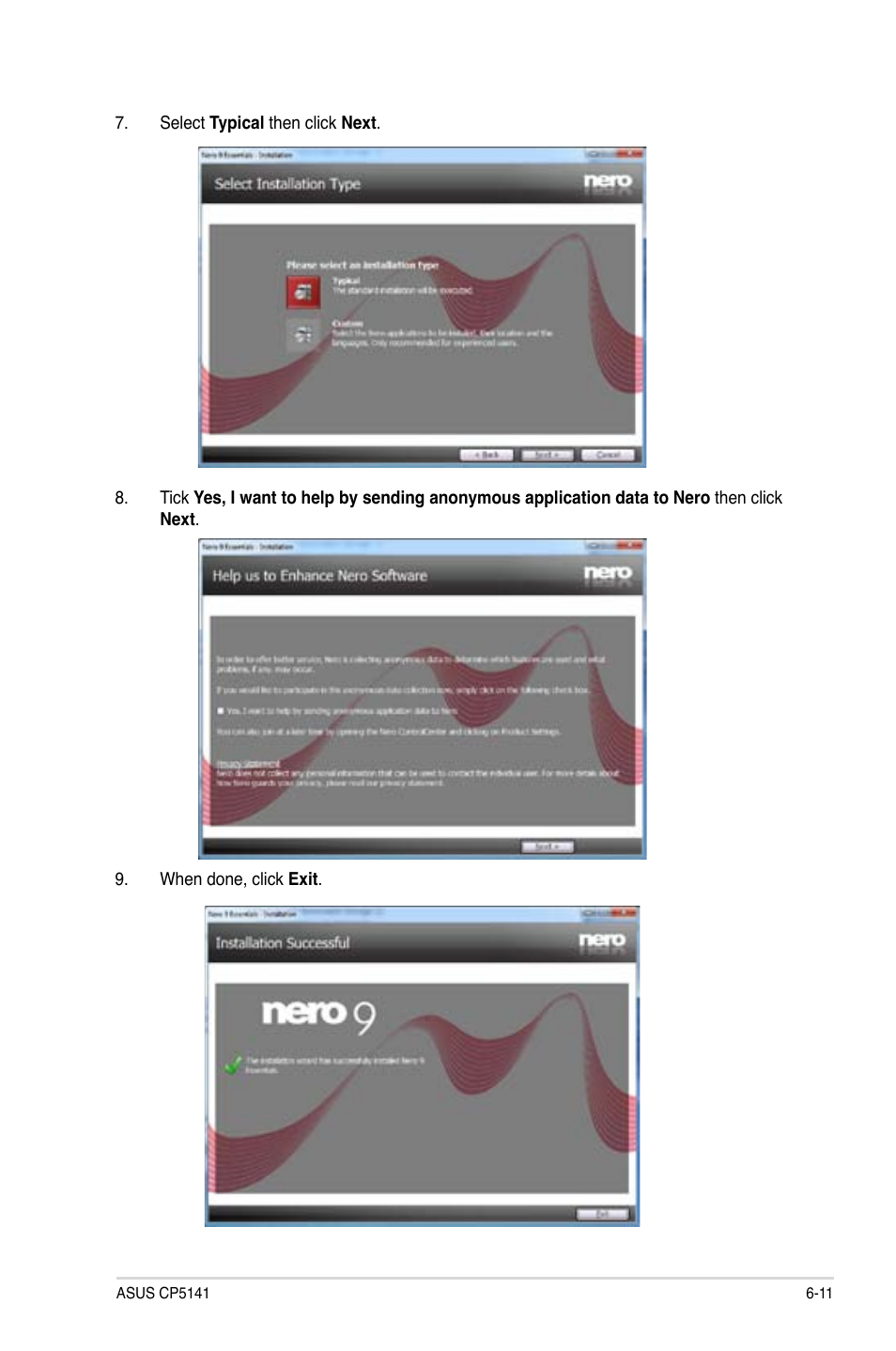 Asus CP5141 User Manual | Page 61 / 68