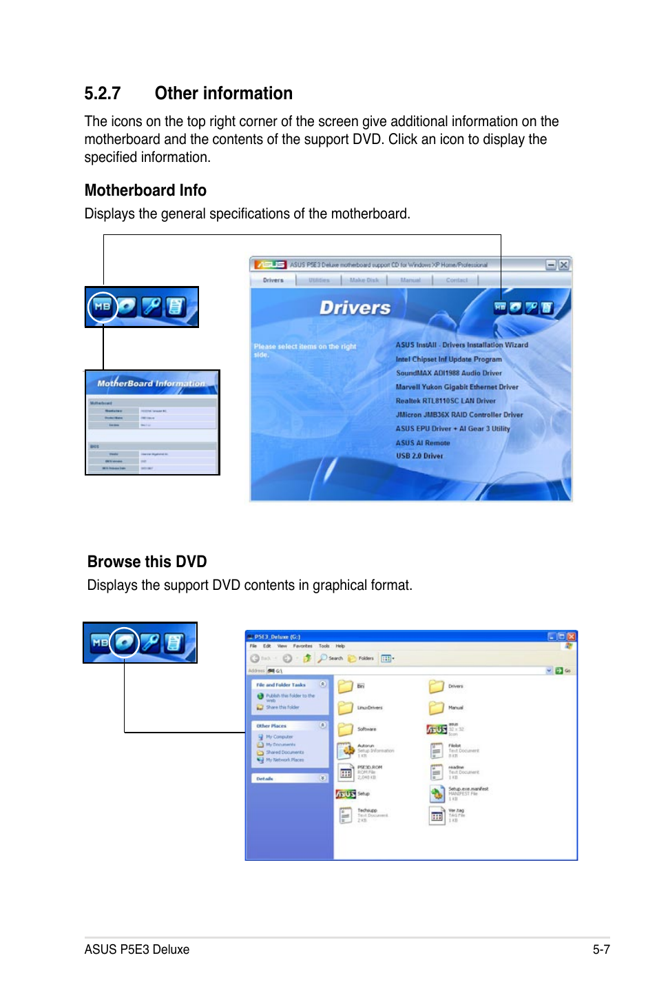 7 other information | Asus P5E3 DELUXE/WiFi-AP User Manual | Page 121 / 188