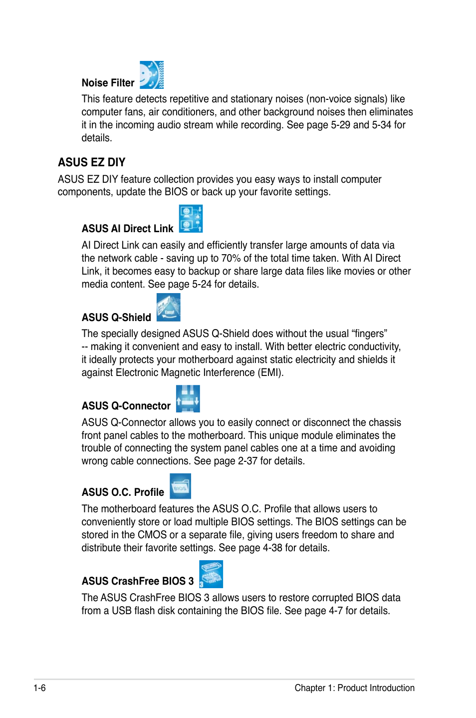 Asus P5E3 DELUXE/WiFi-AP User Manual | Page 22 / 188