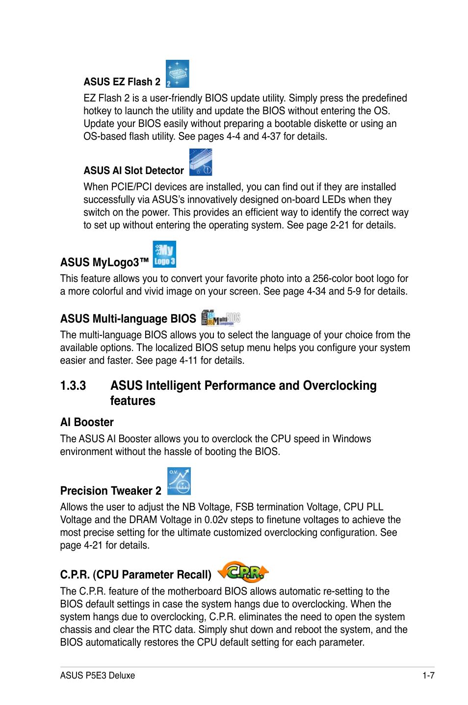 Asus P5E3 DELUXE/WiFi-AP User Manual | Page 23 / 188