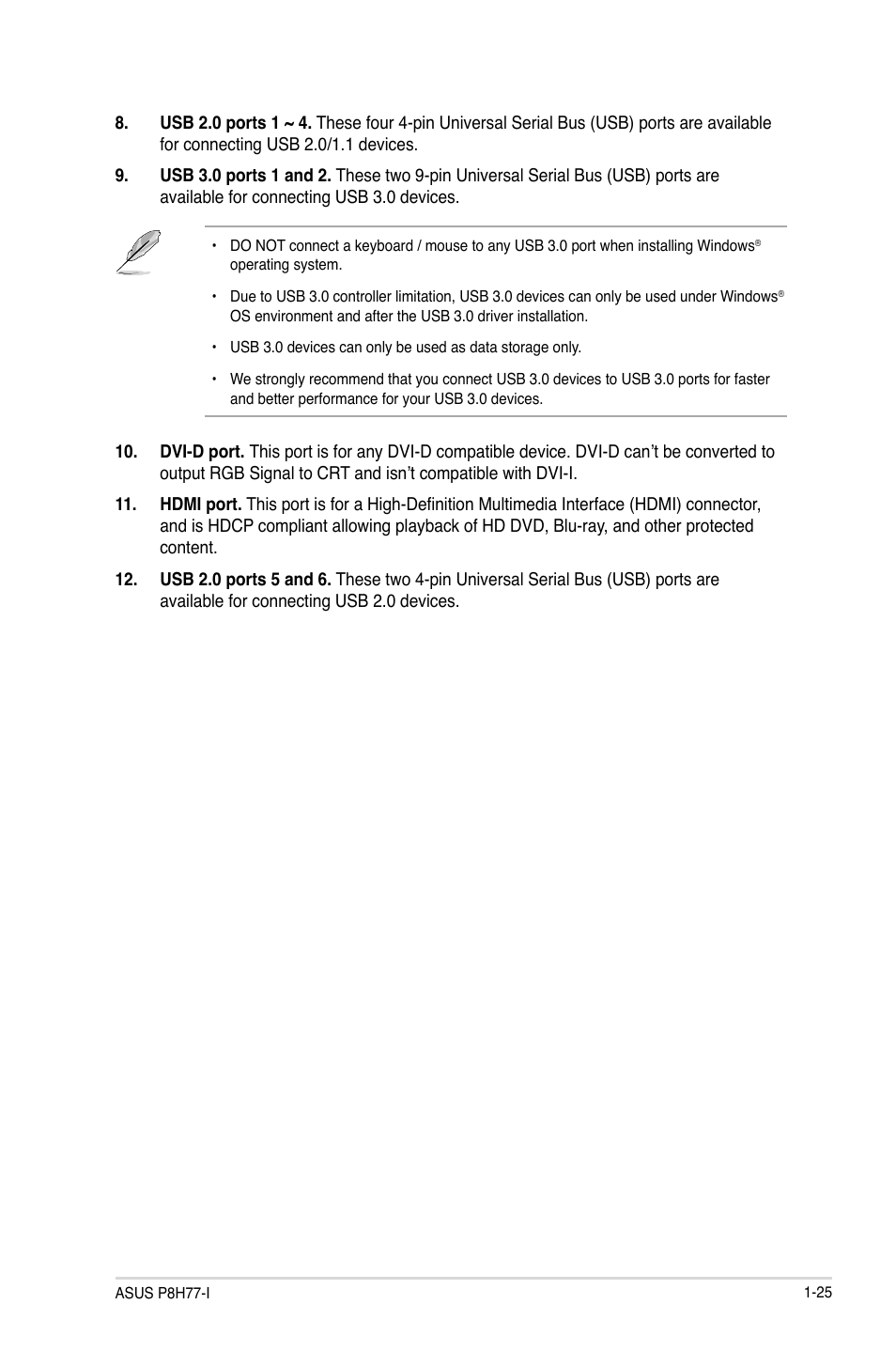 Asus P8H77-I User Manual | Page 35 / 74