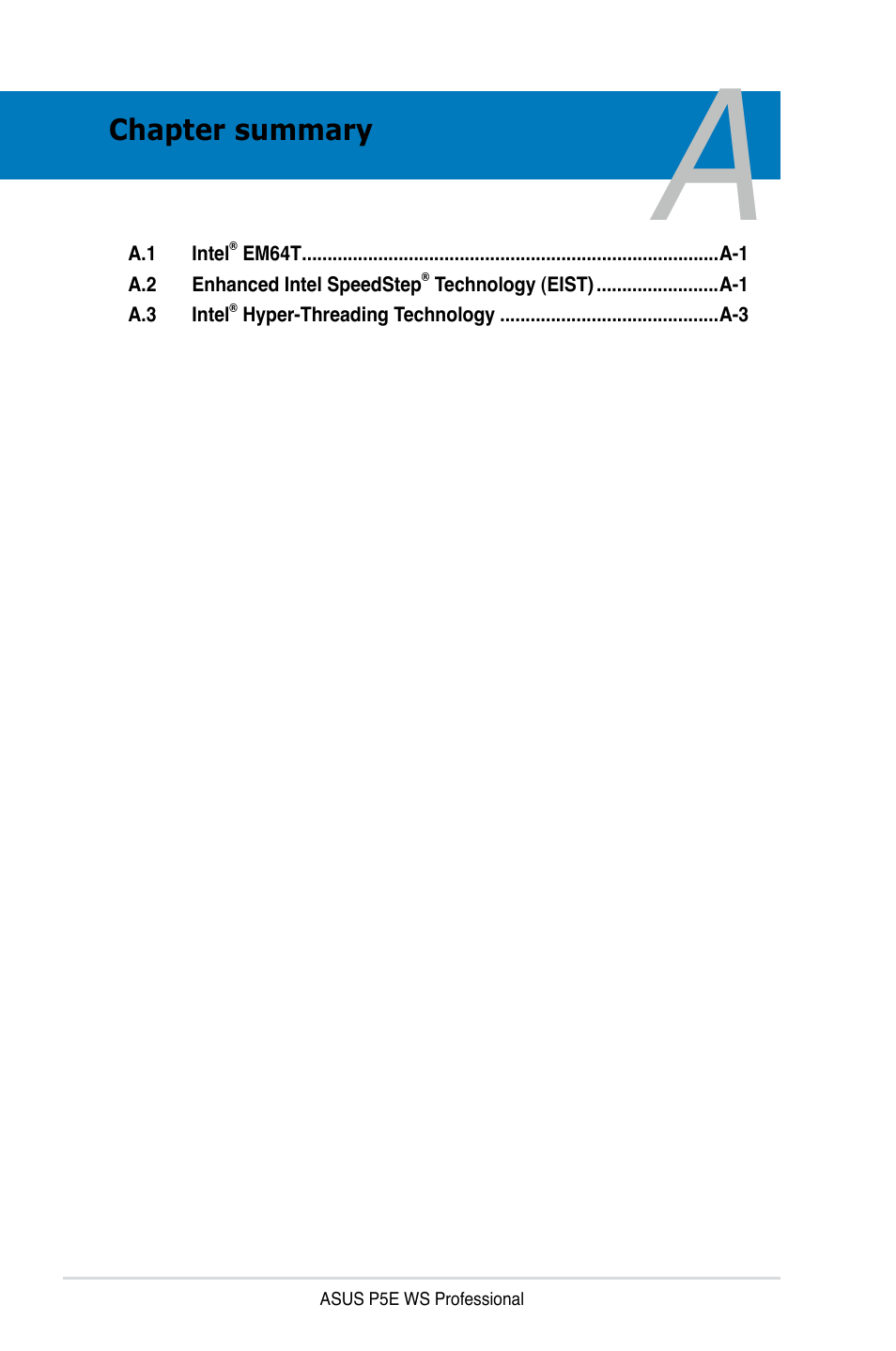 Asus P5E WS Professional User Manual | Page 168 / 172