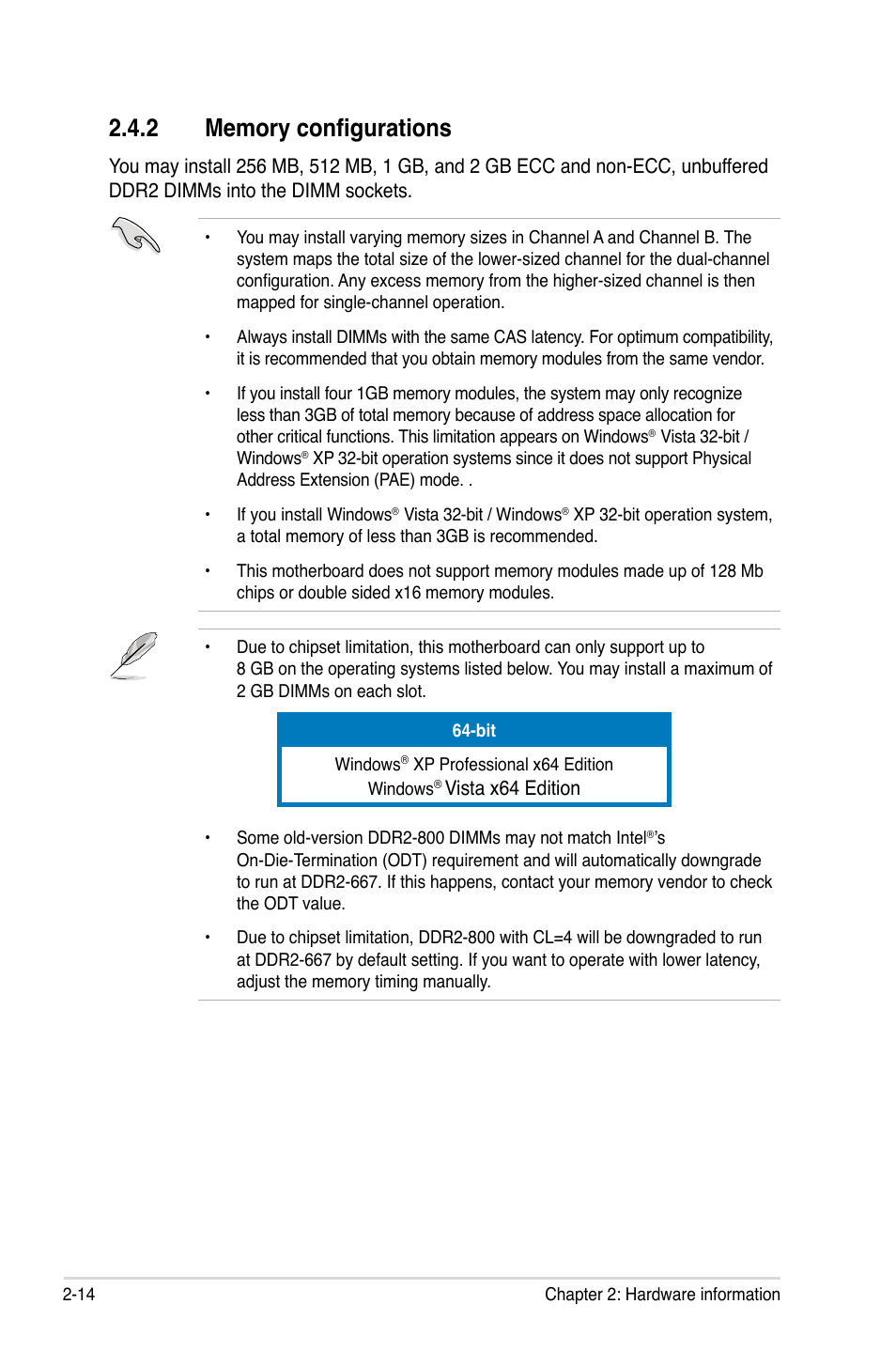 Asus P5E WS Professional User Manual | Page 40 / 172