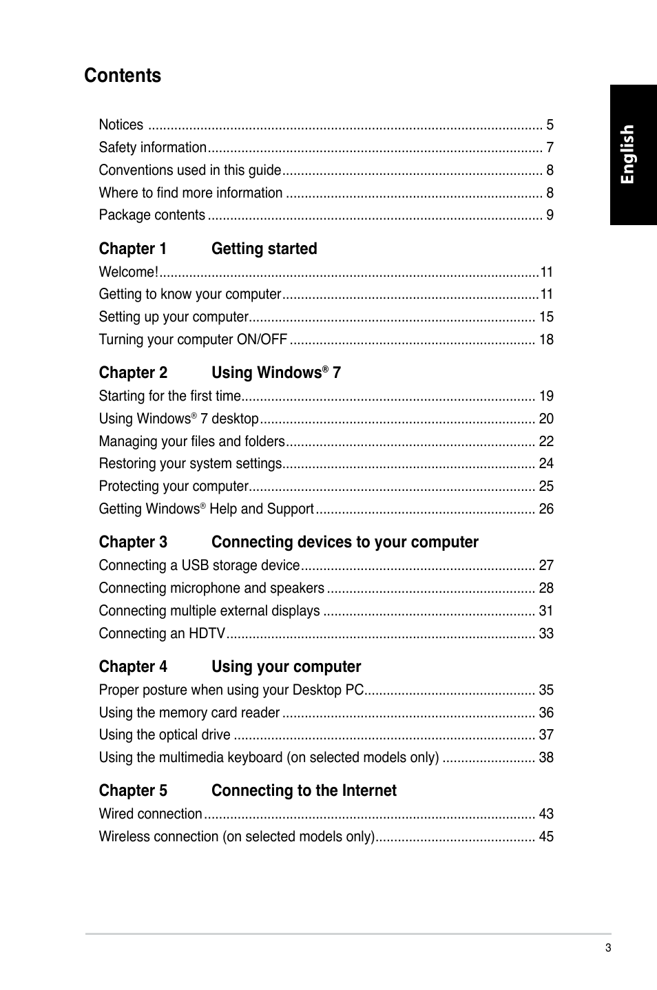 Asus CM1730 User Manual | Page 3 / 330