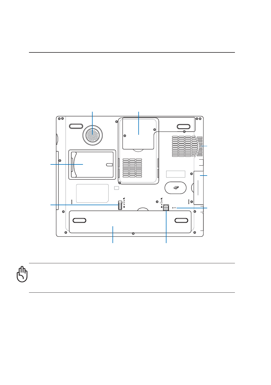 Bottom side, Knowing the parts | Asus A2K User Manual | Page 19 / 74