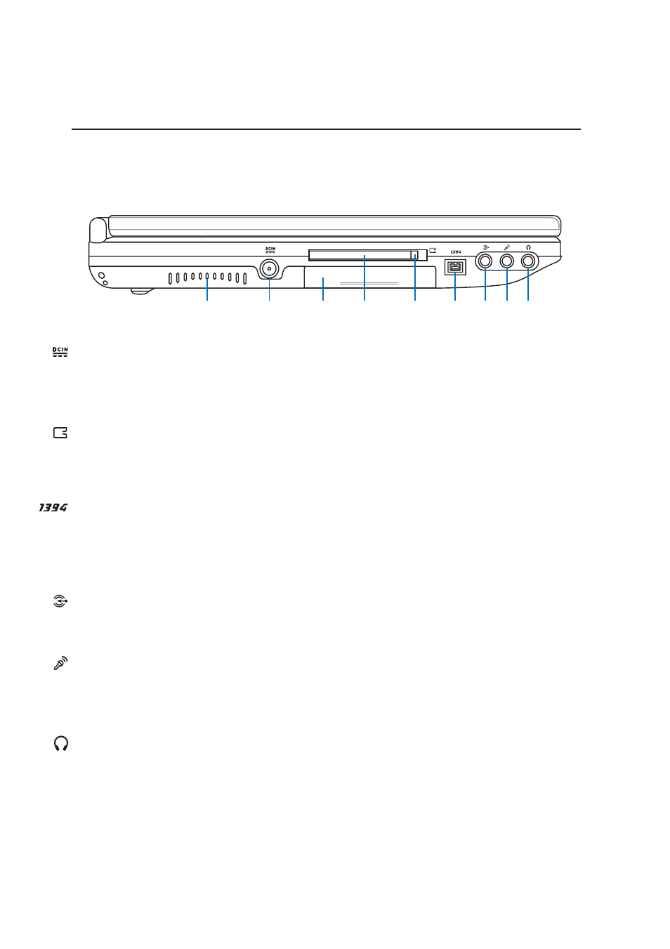 Left side | Asus A2K User Manual | Page 21 / 74