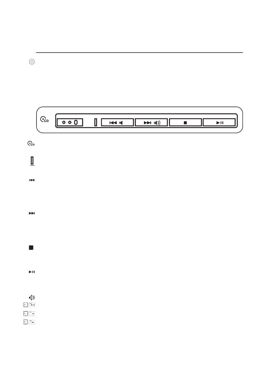 Cd player control buttons and indicator | Asus A2K User Manual | Page 40 / 74