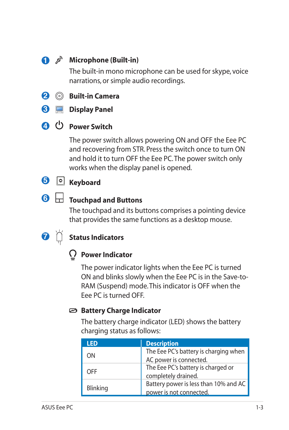 Asus Eee PC 900SD/Linux User Manual | Page 11 / 80