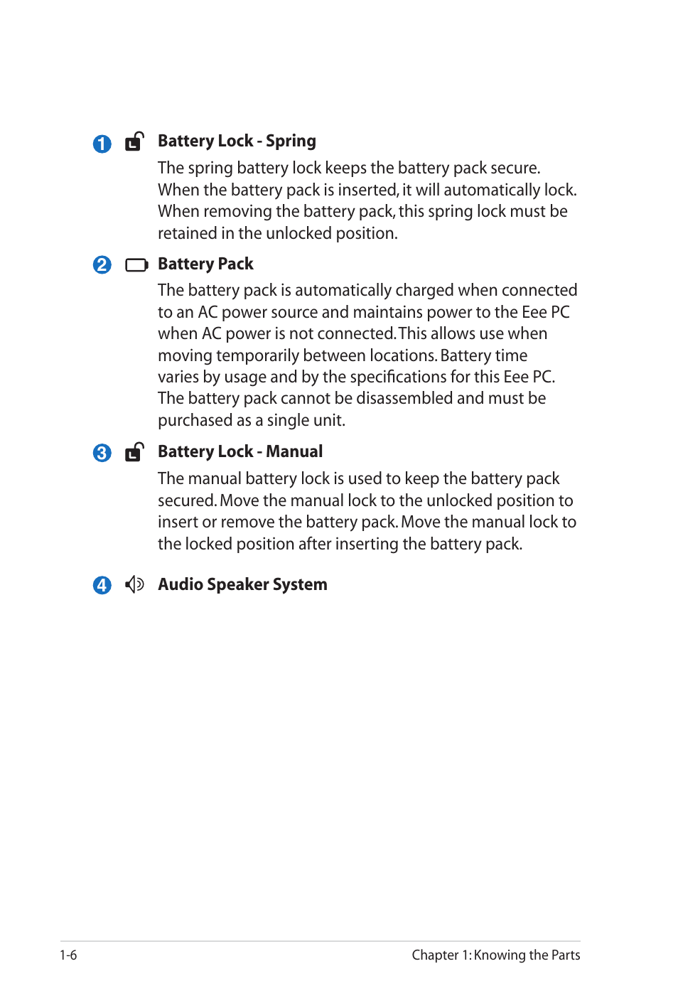 Asus Eee PC 900SD/Linux User Manual | Page 14 / 80