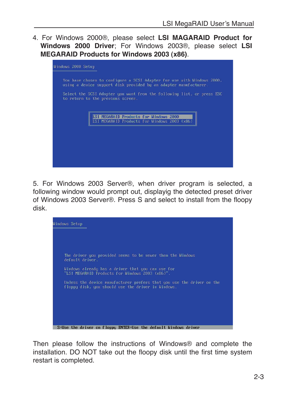 Asus SCSI 320-2 User Manual | Page 45 / 96