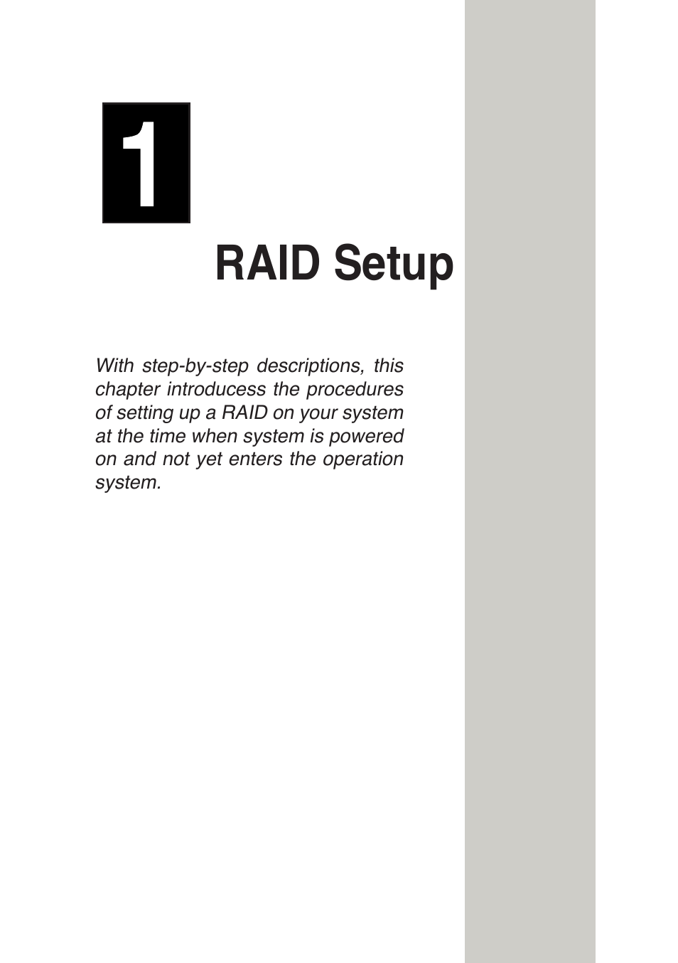 Raid setup | Asus SCSI 320-2 User Manual | Page 7 / 96