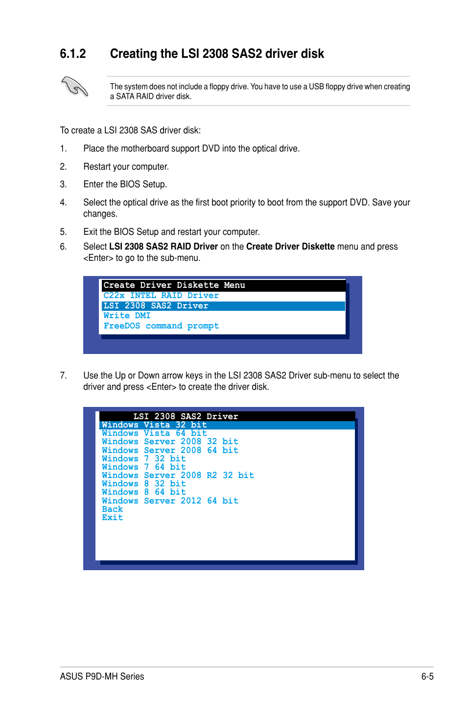 Creating the lsi 2308 sas2 driver disk -5 | Asus P9D-MH/SAS/10G-DUAL User Manual | Page 147 / 192