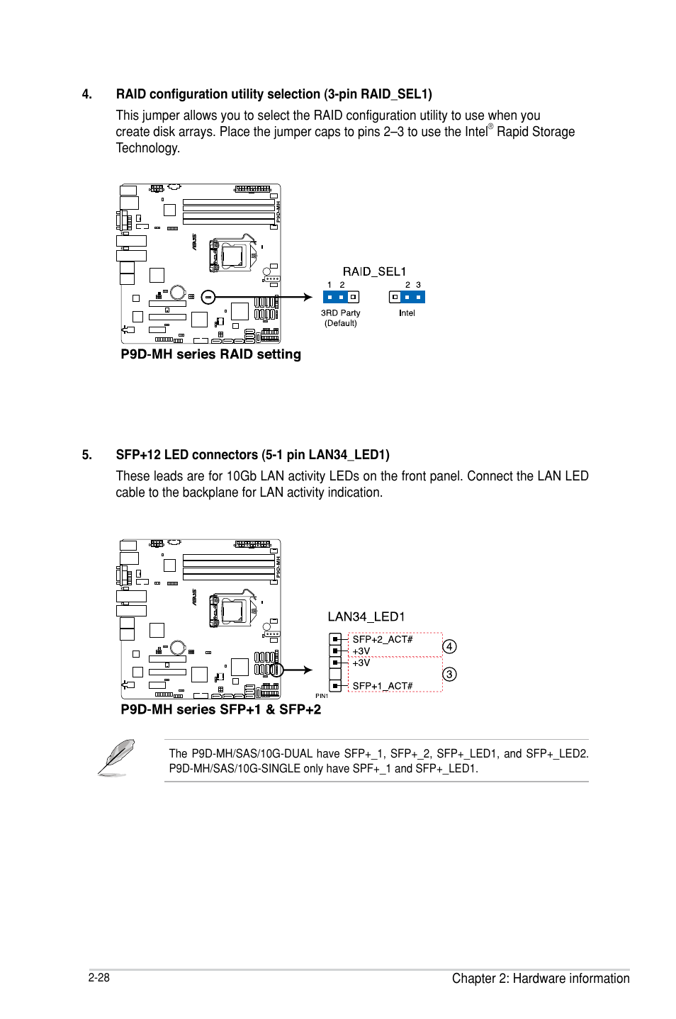 Asus P9D-MH/SAS/10G-DUAL User Manual | Page 48 / 192